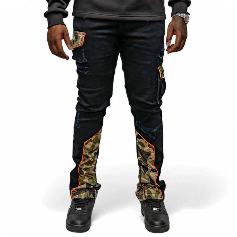 NEW JUREN warrior dept twill pants in black